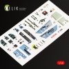 KELIK K48028 F/A-18A HORNET INTERIOR 3D DECALS FOR KINETIC KIT 1/48